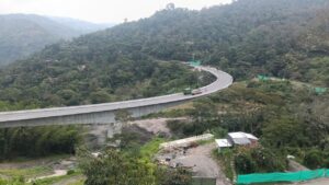 98% de avance en el viaducto Los Chorros