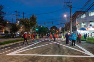 Alcalde Galán habilitó vía de La Gaitana que había colapsado por socavón