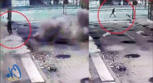 Habitante de calle atacó a otro con una granada y ocasionó graves daños a un sector comercial