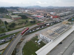 TransMilenio realiza primeras pruebas de buses en el Portal El Vínculo de Soacha