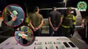 Policía incautó 170 millones encaletados en varios compartimientos de una camioneta