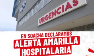 Soacha declara alerta amarilla hospitalaria ante crisis de sobreocupación que supera el 200 %