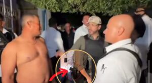 Con pistola en la cintura el Tigre salió a enfrentar a los ‘Pachencas’ en Santa Marta