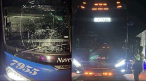Bus intermunicipal fue atacado en vías del Tolima